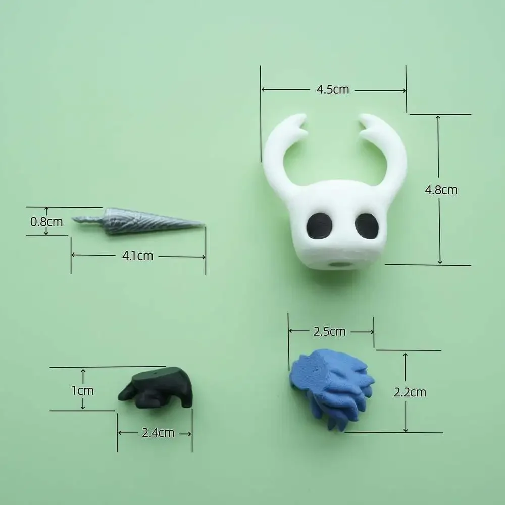 3D Printed Fridge Magnet: PLA Detachable Assembly Figure | Silk Hollow Song Knig
